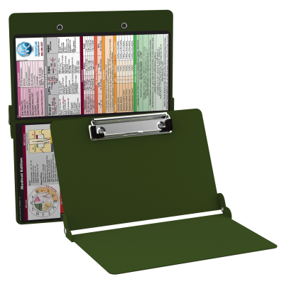 WhiteCoat Clipboard® - Army Green Medical Edition